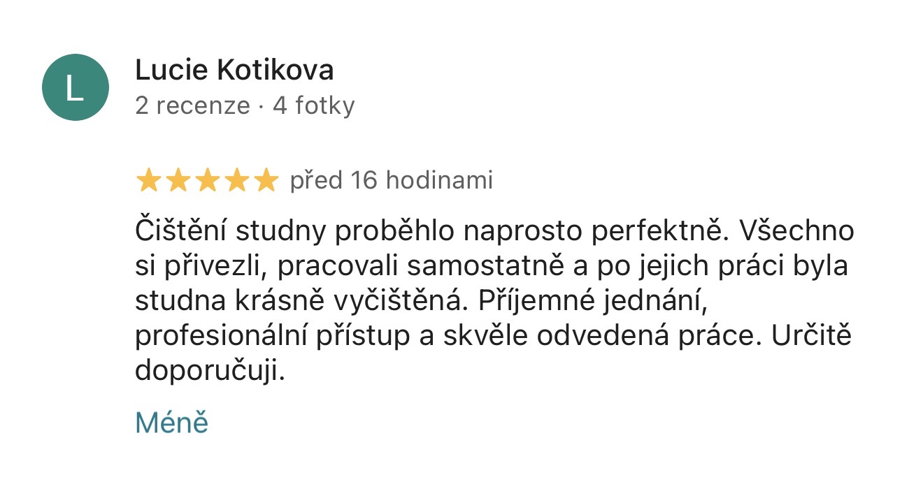 Recenze zákazníka